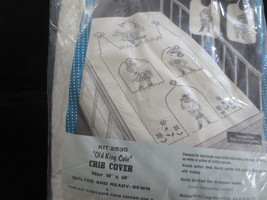 NOS Bucilla OLD KING COLE Crib Cover QUILT KIT #2535 - 40x60&quot; - £31.06 GBP