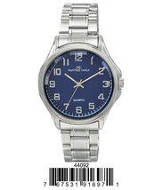 Silver/Blue 41mm-milano-expressions-metal-band-watch-4409 - £27.00 GBP