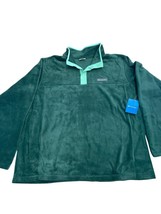 Columbia Men&#39;s Steens Mountain Half Snap Pullover AM0251-371 Spruce/Kelp - $44.55