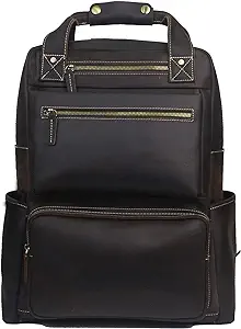 Leather Backpack For Men,Travel Backpack Men Laptop Backpack Trolley Sle... - $259.99