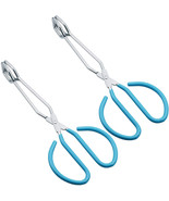 Scissor Tongs For Cooking, Stainless Steel Wire Tongs, Set Of 2 - £26.70 GBP