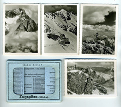 1930s Zugspitze Set 12 Black &amp; White Photographs Wetterstein Mountains G... - $24.72