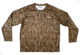Magellan Outdoors Mens Hunt Gear Long Sleeve Shirt 2XL Mossy Oak Bottomland Camo - £16.31 GBP