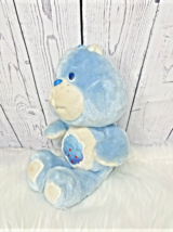 Care Bears Grumpy Bear 13&quot; Plush Stuffed Toy Storm Cloud Vintage 1983 Kenner - £22.95 GBP