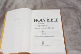 NRSV Standard Bible Apocrpha Tanbrown Hardcover Harper Collins Bibles 2007 - £13.06 GBP