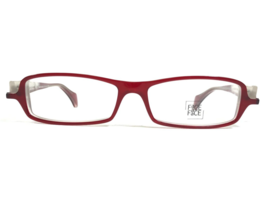 Face a Face Eyeglasses Frames ARCHI 4 COL 285 Red Clear Rectangular 54-14-140 - $159.67
