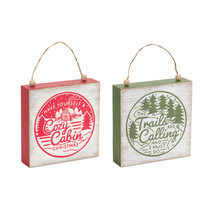 Winter Cabin and Trails Sentiment Sign (Set of 4) - $969.01 MXN