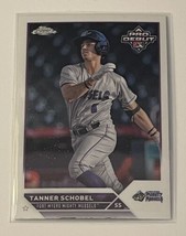 2023 Topps Pro Debut Chrome Tanner Schobel RC PDC-168 Rookie Fort Myers Mussels* - £1.96 GBP