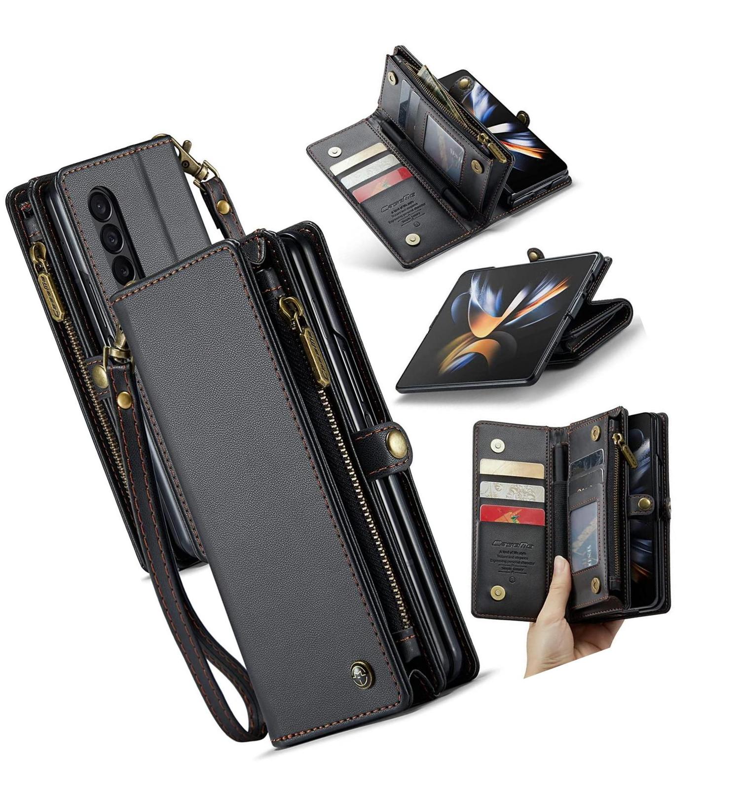 Galaxy Z Fold 4 Case Z Fold 4 5G Case Wallet for Women Men