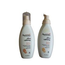 2X Aveeno Active Naturals Ultra Soothing Foaming Cleanser - 6 fl oz Missing Cap - £39.55 GBP