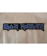 Iron Maiden 16&quot; Back Patch Embroidered High-Quality Blue  Iron Maiden Logo - £16.18 GBP