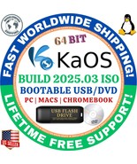 KAOS LINUX OS BUILD 2025.03 | 64BIT | USB, DVD | LIVE/FULL INSTALL | FAS... - $7.91+