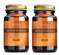 2X Bronzan Dr Viton 100% Natural and Organic - sunless tanning 2X30 capsules - $51.71