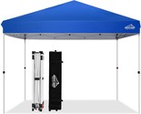 Pop Up Canopy Tent, 10 X 10 Instant Outdoor Canopy With Wheeled Bag, Blue, - $141.95