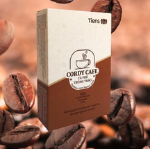 Tiens CordyCafe Robust - 12 Sachets of Aromatic Instant Arabic Coffee with Goji - £29.56 GBP