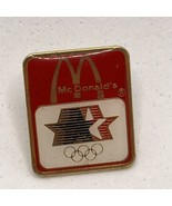 McDonald’s 1984 Los Angeles Olympic Games USA Olympics Enamel Lapel Hat Pin - $5.95