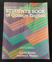 Student&#39;s Book of College English : Rhetoric, Readings, Handbook by Davi... - £3.15 GBP