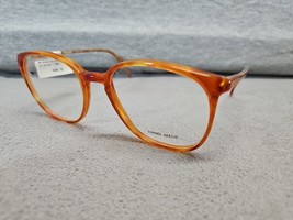 Vintage Blue Bay Clear Orange Eyeglass Frames New $101  (T8) - $44.55