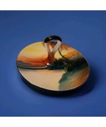 Vintage Noritake Handpainted  Trinket Jewerly Dish 1920s Beach Sunrise S... - €16,81 EUR