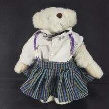 Tender heart treasures Jointed School Girl teddy Bear plush stuffed 10&quot; - $18.94 CAD