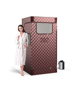 Portable Steam Sauna with 3L Steam Generator Remote Control Wood Foot Ma... - $3,199.90 MXN