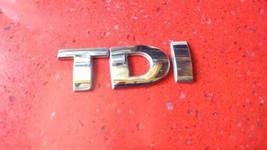 Used Oem 99-04 Volkswagen Jetta Golf Polo Tdi Trunk Emblem Chrome Plastic - £7.19 GBP