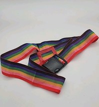 Travel Luggage Suitcase Strap Baggage Backpack Bag Rainbow Color Belt Pr... - $12.00