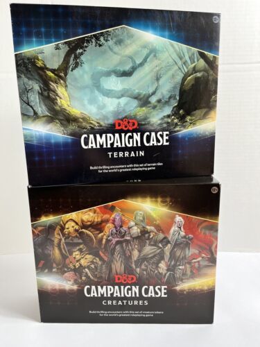 Primary image for Dungeons & Dragons D&D Campaign case Terrain + Creatures Both New sealed in Box