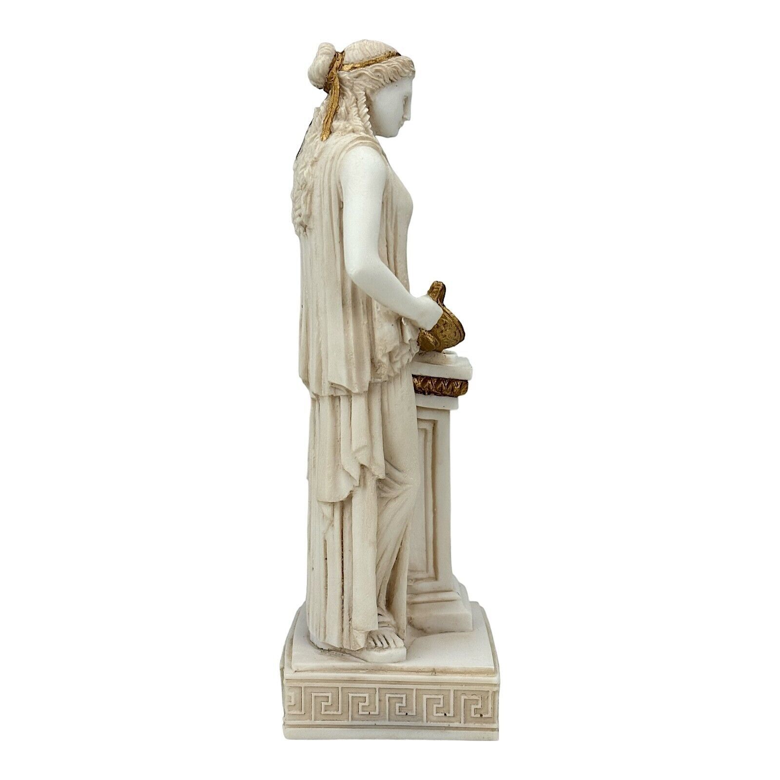 Hestia Vesta Statue Goddess of Home & Family Grey Patina Statue Sculpture Item image 7