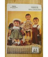 7555 Vogue Doll Collection Sewing Pattern Teresa Layman 1930s Era Clothing - $12.86