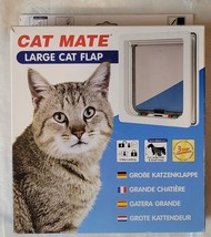 Cat Mate 4-Way Locking Cat Door with Magnetic Catch and Rigid Flap - White - £11.63 GBP