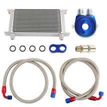 19 Row 10-AN Engine Transmission Oil Cooler Filter Relocatation kits for Buick - £151.10 GBP