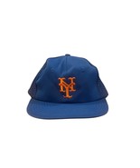 Vintage 1980&#39;s Twins Enterprises New York Mets Snapback Trucker Hat NEW - $41.14 CAD