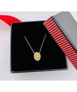 Authenticity Guarantee

1.50ctw Double Halo Oval Fancy Yellow Diamond Ne... - $1,781.99
