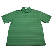 PGA Tour Shirt Mens XL Extra Green Golf Polo Golfer Lightweight Performa... - £12.56 GBP