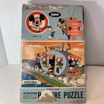 Vintage Walt Disney Picture Puzzle Mobile Home Mickey Mouse Club Jaymar 18 x 13 - £6.41 GBP