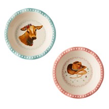 Two (2) Pioneer Woman ~ Sweet Romance ~ 4.75&quot; Mini Pie Plates ~ Stoneware - £17.63 GBP