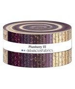Jelly Roll - Plumberry III Marcus Fabric Quilter&#39;s Cotton Fabric Precuts... - $67.18 CAD