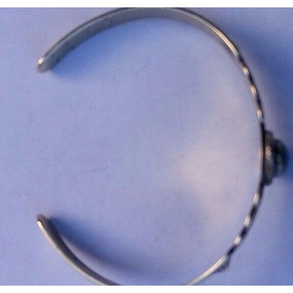 SOUTHWESTERN WM. WHEELER STERLING  SILVER PAUA ABALONE BRACELET SKY Item image 8