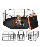 VEVOR Dog Playpen, 8 PCS 24 x 24 in Panels Foldable Metal Pet Exercise Pen - $1,526.40 MXN VEVOR Dog Playpen, 8 PCS 24 x 24 in Panels Foldable Metal Pet Exercise Pen - $1,526.40 MXN