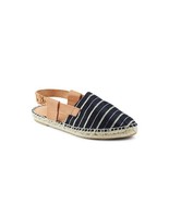 NIB! Matt Bernson &#39;Toro&#39; Black Stripe Espadrille, Memory Foam, Leather S... - $83.34 CAD