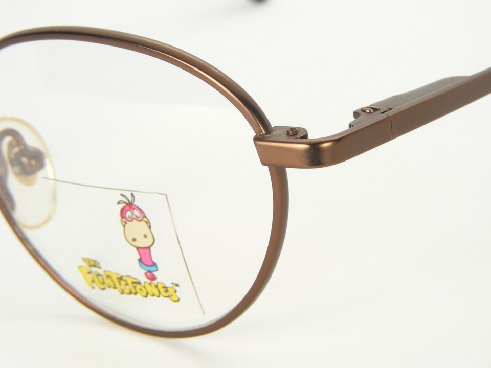 NEW FLINTSTONES Kids 101-2 BRONZE EYEGLASSES GLASSES METAL FRAME 43-20-130mm Item image 4