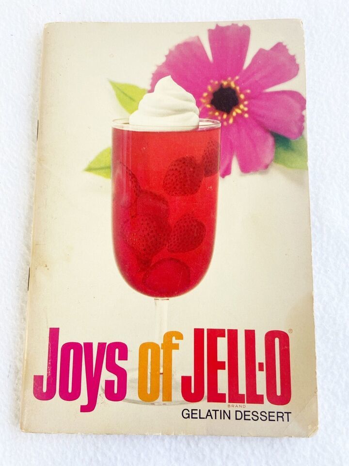 Joys of Jello Brand Gelatin Dessert Cookbook 1960s, Trade PB, VG - $4.89