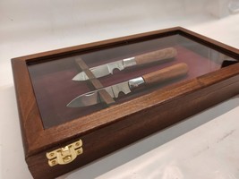 Hülle IN Holz Aussteller für Messer Von Sammlung Feingold - £66.88 GBP