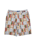 Cape Madras Shorts Mens 34 Plaid Patchwork Maine Bermuda Preppy Indian - £18.91 GBP