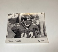 Haloti Ngata Signed Autographed 6x7 Photo Baltimore Ravens - £5.57 GBP