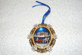 2004 The White House Christmas Ornament A Winter Sleigh Ride With President Guc - £12.52 GBP