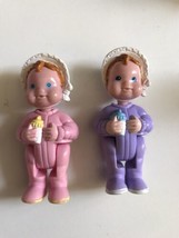 HTF Vintage Fisher Price 1994 Doll House Twin Baby Nursery boy Girl Figures - £22.77 GBP