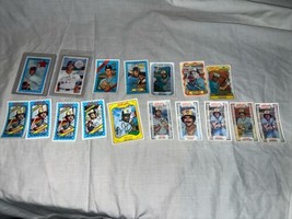 Lot of 17 Milwaukee Brewers cards 3-D superstars 1970 72 74 76 77 78 80 81 1983 - £23.59 GBP