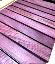 10 PIECES KILN DRIED PURPLEHEART TURNING LUMBER WOOD BLANKS 12&quot; X 1.5&quot; X... - $49.45